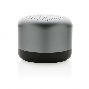 Logo trade promotional merchandise image of: Terra RCS recycled aluminium 5W wireless speaker