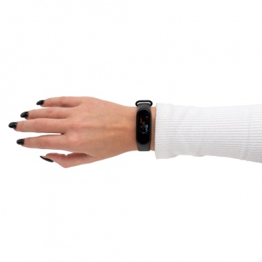 Logo trade promotional merchandise image of: Stay Healthy Bracelet Thermometer