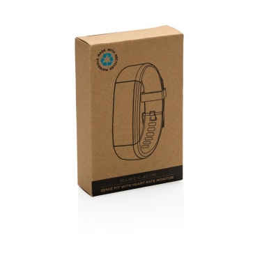 Logo trade promotional giveaways picture of: RCS recycled TPU Sense Fit with heart rate monitor