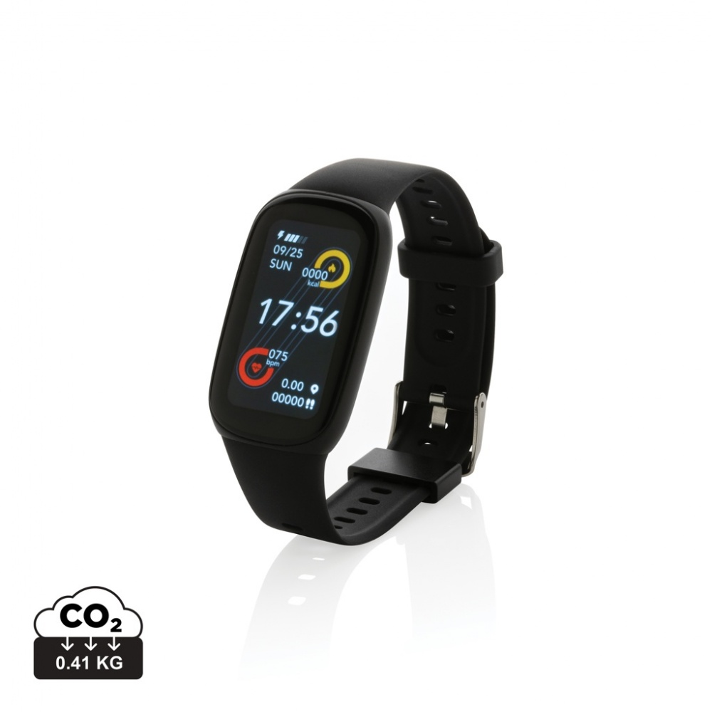 Logotrade promotional item picture of: RCS recycled TPU  activity watch 1.47'' screen with HR