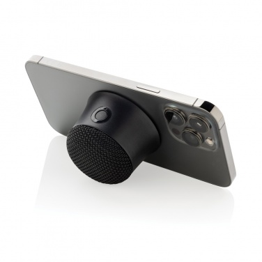 Logo trade promotional products picture of: Magtune RCS recycled plastic magnetic 5W speaker