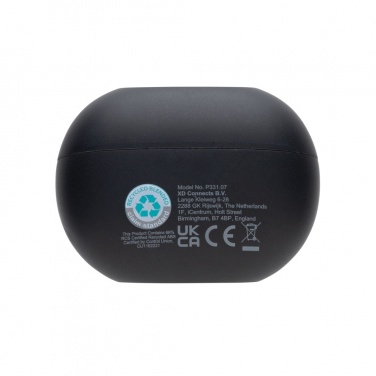 Logotrade advertising products photo of: Prolink RCS recycled plastic hybrid ANC/ENC earbud