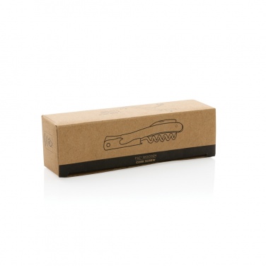 Logotrade promotional products photo of: Wooden Corkscrew