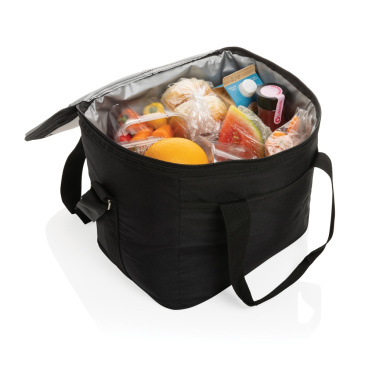 Logo trade promotional giveaways picture of: Pedro AWARE™ RPET deluxe cooler bag with 5W solar panel