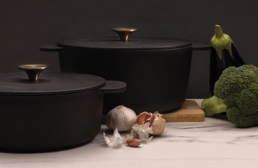 Logo trade promotional merchandise photo of: Ukiyo cast iron pan large