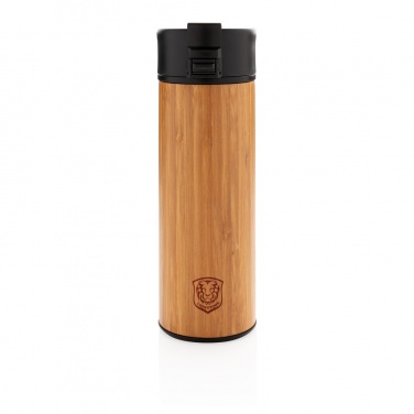 Logotrade promotional merchandise image of: Bogota vacuum bamboo coffee mug