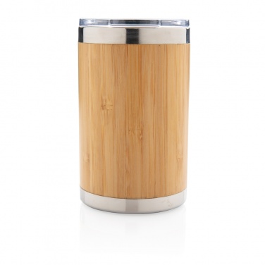 Logo trade promotional gift photo of: Bamboo coffee to go tumbler