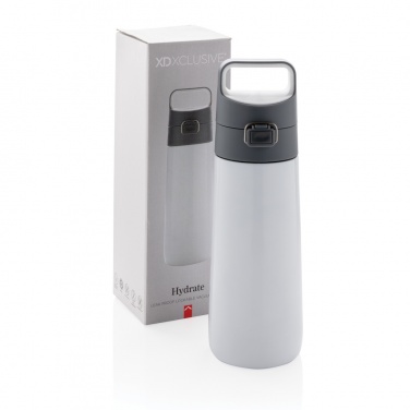 Logo trade promotional giveaways picture of: Hydrate leak proof lockable vacuum bottle