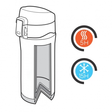Logotrade promotional gift image of: Easy lock vacuum mug