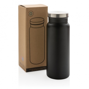 Logotrade advertising product picture of: RCS Recycled stainless steel vacuum bottle 600ML
