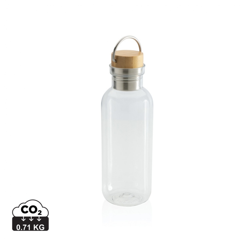 Logotrade promotional items photo of: RCS RPET bottle with bamboo lid and handle