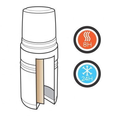 Logotrade promotional giveaways photo of: Swiss Peak Elite 0.5L copper vacuum flask
