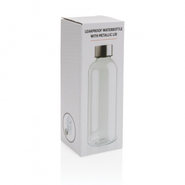 Logotrade promotional gift image of: Leakproof water bottle with metallic lid