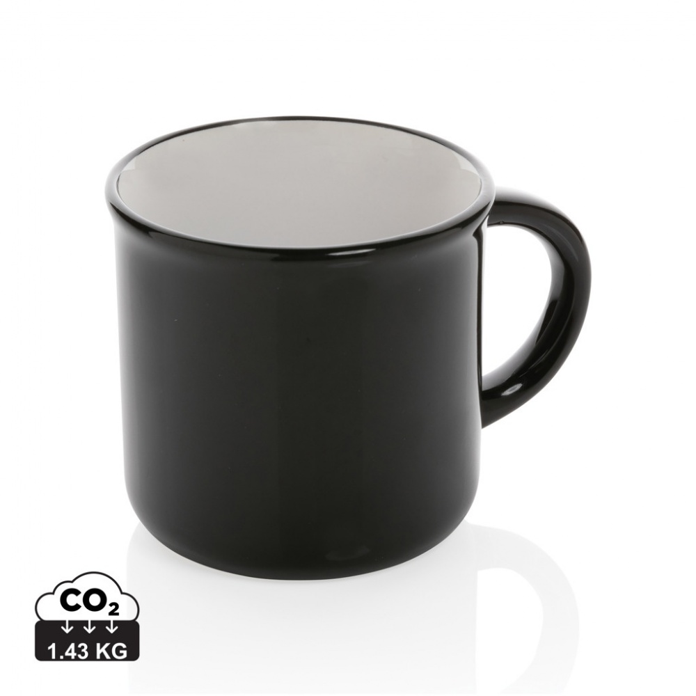 Logo trade promotional product photo of: Vintage ceramic mug 280ml