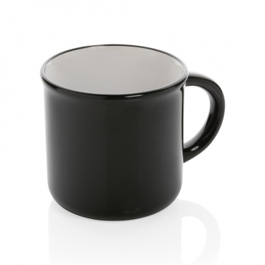 Logo trade business gifts image of: Vintage ceramic mug 280ml