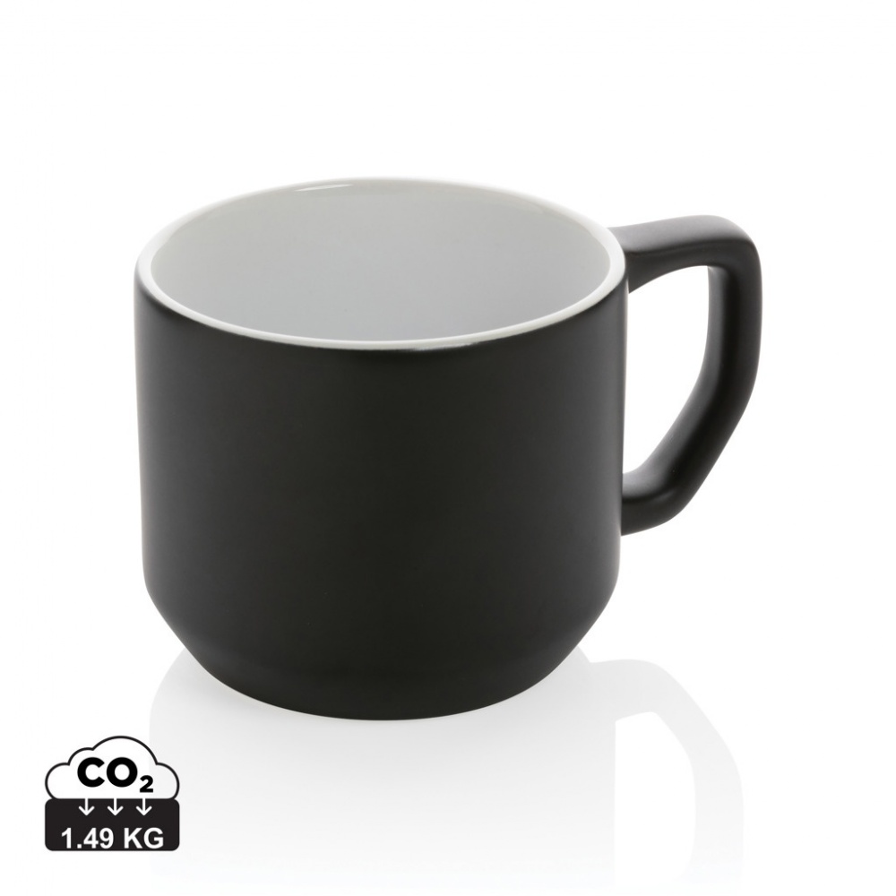 Logotrade promotional merchandise photo of: Ceramic modern mug 350ml