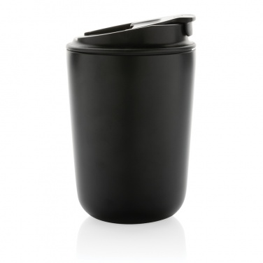 Logo trade advertising products image of: Cuppa RCS re-steel vacuum tumbler with lanyard