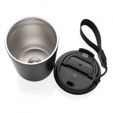 Logotrade business gifts photo of: Cuppa RCS re-steel vacuum tumbler with lanyard