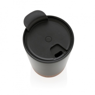 Logo trade corporate gift photo of: GRS RPP stainless steel cork coffee tumbler