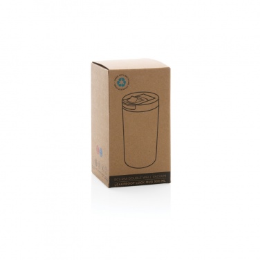 Logo trade promotional merchandise photo of: RCS RSS Double wall vacuum leakproof lock mug