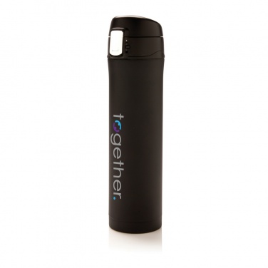 Logo trade promotional giveaways picture of: RCS Re-steel easy lock vacuum flask