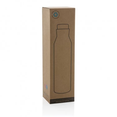 Logo trade corporate gifts picture of: Gaia RCS certified recycled stainless steel vacuum bottle