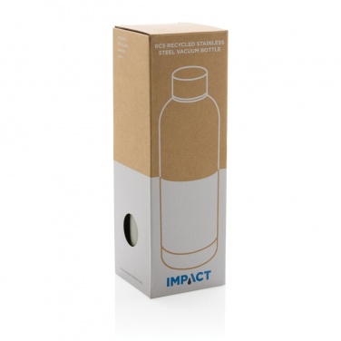 Logo trade promotional gift photo of: RCS Recycled stainless steel Impact vacuum bottle