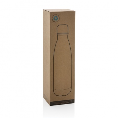Logo trade advertising product photo of: Eureka RCS certified re-steel single wall water bottle