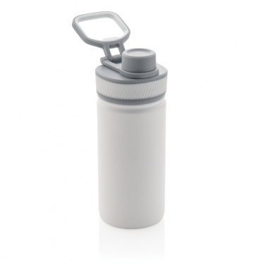 Logo trade promotional giveaways picture of: Vacuum stainless steel bottle with sports lid 550ml