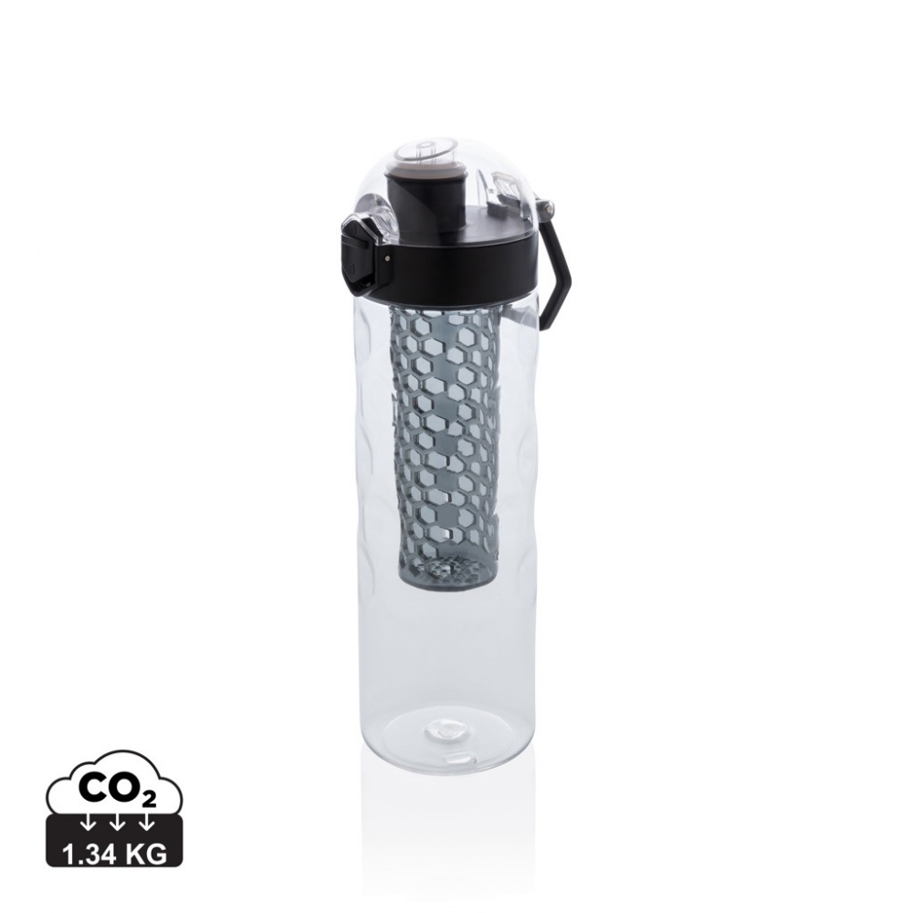 Logo trade advertising products image of: Honeycomb lockable leak proof infuser bottle