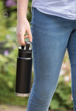 Logotrade promotional giveaway picture of: Leakproof vacuum on-the-go bottle with handle