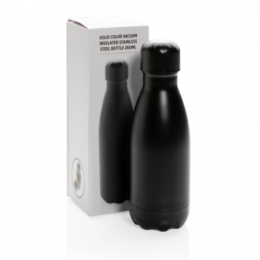 Logotrade promotional merchandise photo of: Solid colour vacuum stainless steel bottle 260ml