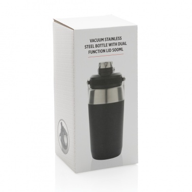 Logotrade promotional giveaways photo of: Vacuum stainless steel dual function lid bottle 500ml