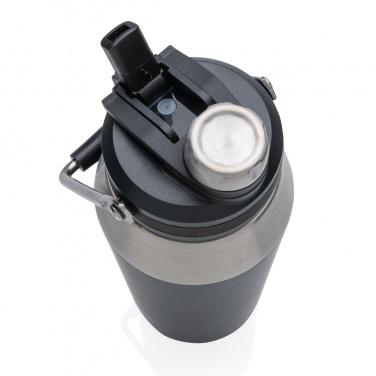 Logotrade advertising product picture of: Vacuum stainless steel dual function lid bottle 1L
