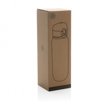 Logo trade promotional merchandise picture of: Yide RCS Recycled PET leakproof lockable waterbottle 800ml