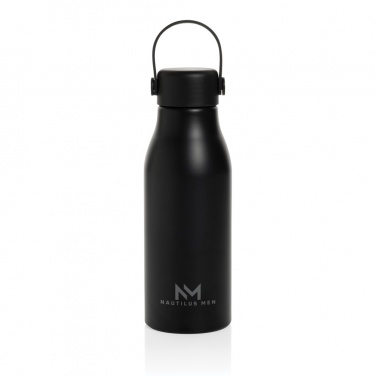 Logo trade advertising products image of: Pluto RCS Certified recycled aluminium bottle 680ml