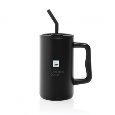Logo trade corporate gift photo of: Cube RCS certified recycled steel mug 800ml