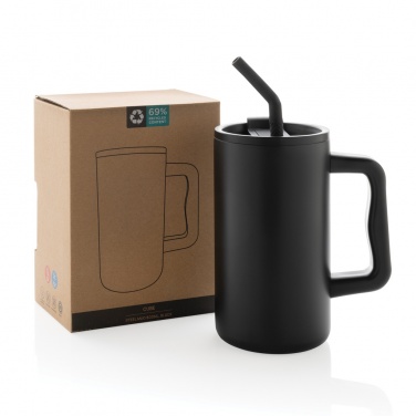 Logotrade corporate gift picture of: Cube RCS certified recycled steel mug 800ml