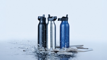 Logotrade advertising products photo of: Avira Ara RCS Re-steel fliptop water bottle 500ml
