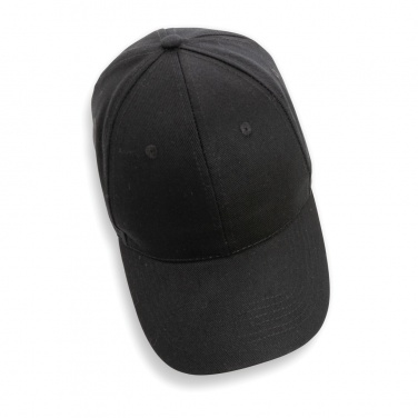 Logo trade promotional item photo of: Impact 6 panel 280gr Recycled cotton cap with AWARE™ tracer