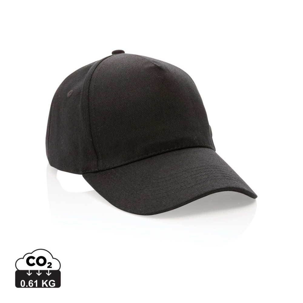 Logo trade advertising products picture of: Impact 5panel 280gr Recycled cotton cap with AWARE™ tracer