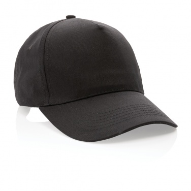 Logotrade promotional gift image of: Impact 5 panel 190gr Recycled cotton cap with AWARE™ tracer