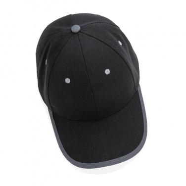 Logo trade promotional items picture of: Impact AWARE™ Brushed rcotton 6 panel contrast cap 280gr
