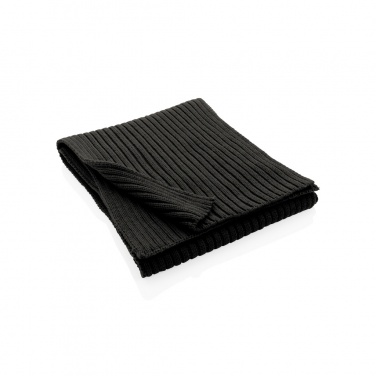 Logo trade promotional merchandise image of: Impact AWARE™ Polylana® knitted scarf 180 x 25cm