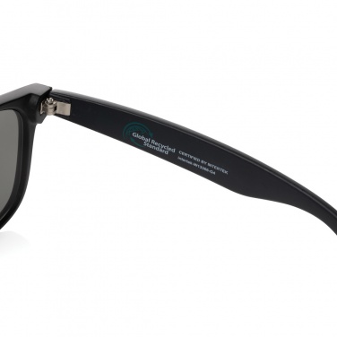 Logo trade promotional merchandise image of: GRS recycled PC plastic sunglasses