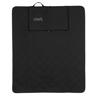 Logo trade promotional gift photo of: Impact Aware™ RPET foldable quilted picnic blanket
