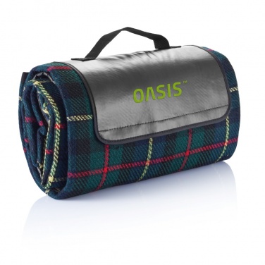 Logo trade advertising products image of: Tartan picnic blanket