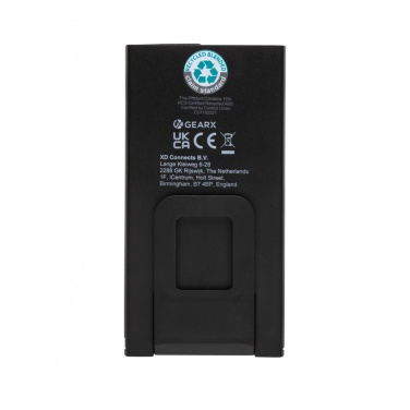 Logo trade corporate gifts image of: Gear X RCS recycled plastic USB pocket work light 260 lumen