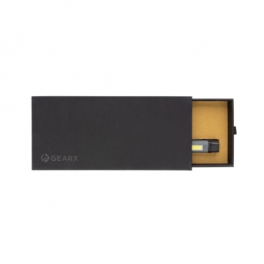 Logo trade promotional products picture of: Gear X RCS recycled plastic USB rechargeable pen light