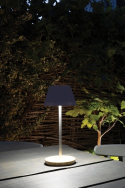 Logo trade promotional item photo of: Pure Glow RCS usb-rechargeable recycled plastic table lamp